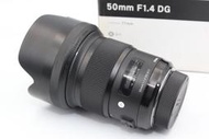 $13000 SIGMA 50mm F1.4 art 公司貨 For:Nikon