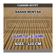 Promo Murah Carbon Sutet Bahan Mentah 120cm 8.76 mm Kualitas Bagus