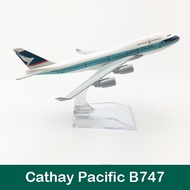 Cathay Pacific B747 Plane 16cm Alloy Metal Plane Model Toys