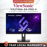 Viewsonic VX2758A-2K-PRO-4 | 27" 2K QHD | 1ms MPRT | 180Hz |  IPS Gaming Monitor