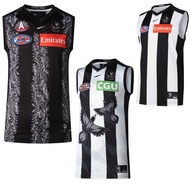 AFL jersey 2021 Collingwood Magpies home Anzac indigenous guernsey singlet