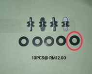 RUBBER O-RING AND METAL VALVE FOR DIGITAL AIR TWIN CHUCK AIR INFLATOR