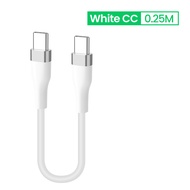 Short 50cm Type C to USB C Cable Fast Charging For Iphone16 15 Xiaomi Samsung Huawei Power BanK 25cm