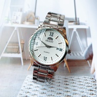 Orient ผู้ชายนาฬิกาข้อมือชายยอดนิยมแบรนด์หรูนาฬิกาข้อมือชายปฏิทินกันน้ำเหล็กควอตซ์ผู้ชายนาฬิกา