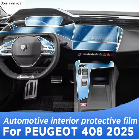 For PEUGEOT 408 2025 Panel Navigation Screen Automotive Interior Protective Film Anti-Scratch Access