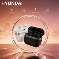 HYUNDAI T02Plus Headphones Earphones Bluetooth Earbuds Built In Phone Stand Wireless Long Battery Li