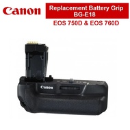 Canon Replacement Battery Grip BG-E18 for EOS 750D, 760D, 8000D, Kiss X8i, Rebel T6i, T6s SLR Cameras