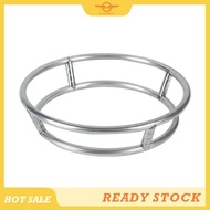 [CloudsMiles] 1 Piece Wok Stainless Steel Wok Ring Pot Rack Burner Grate Replacement Wire Insulated 