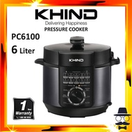 KHIND PC6100 6L Pressure Cooker Periuk tekanan khind 6 liter