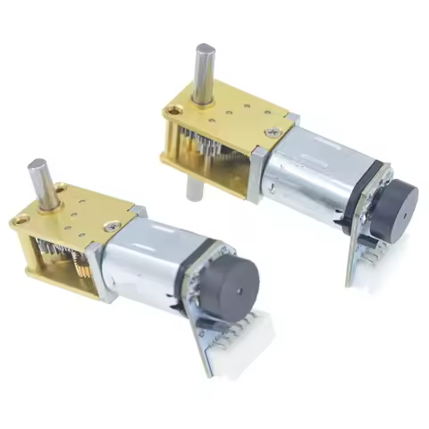 1218-N20 High Torque Mini DC 3V 6V 12V Worm Gear Motor With Encoder