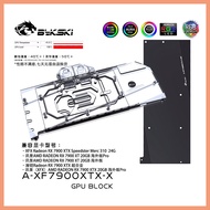 Bykski GPU Block Use for XFX RX7900 XTX Merc 310 OC /Black Edition /MERCURY MagAir RX 7900 XTX Water