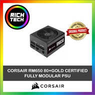 CORSAIR RM650 80+GOLD CERTIFIED FULLY MODULAR PSU