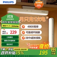 飞利浦（PHILIPS）护眼充电台灯酷毙灯挂灯磁吸式大学生宿舍床头学习台灯酷侠Promax