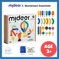 (32PCS) Mideer Rainbow Plus Magnetic Building Sticks Tiles Children Kid Fun Activity Building Blocks
