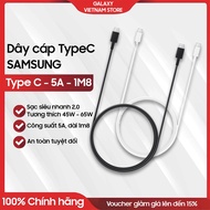 Samsung 5A 1M8 fast charging cable for 45W 65W charging - Genuine product