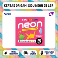 [H2O] SiDU Small 2-Sided Neon Origami Paper 12x12 Medium 14x14 Large 16x16 Jumbo 20x20 Cm contains 2