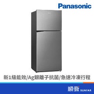 Panasonic  國際牌 NR-B421TV-S 422L雙門變無邊框晶漾銀冰箱