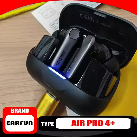 EarFun Air Pro 4+ Wireless Earbuds 6-Mic AI Long battery lifeSupport LDAC Headphones Active Noise Ca