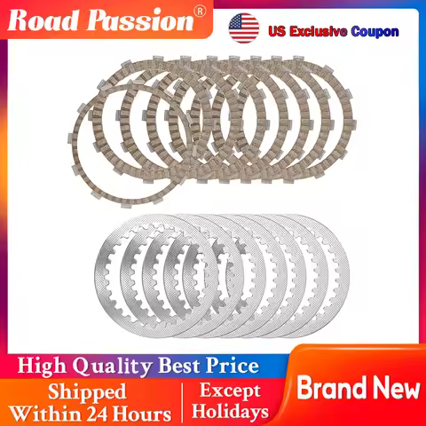 Road Passion Motorcycle Clutch Friction & Steel Plates Disc For Honda ST1300 ST1300A ST1300P ST1300P