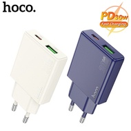 Hoco N45 pd30w USB C Bộ sạc sạc nhanh Loại C Cổng kép QC3.0 Bộ sạc nhanh USB rắc cắm Châu Âu Sạc gắn