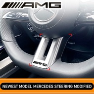 READYSTOCK Mercedes-Benz Modify steering wheel AMG cover C260L C200L  AMG modified E300L A200 CLA200