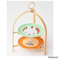 【全新預訂】Miffy 雙層蛋糕架連彩色皿2枚組 (MonoMaster 2026年7月增刊)