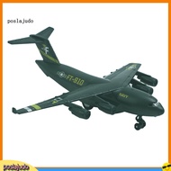 [poslajudo]  Diecast C17 Transport Plane Pull back Light Sound Aircraft Model Education Toy
