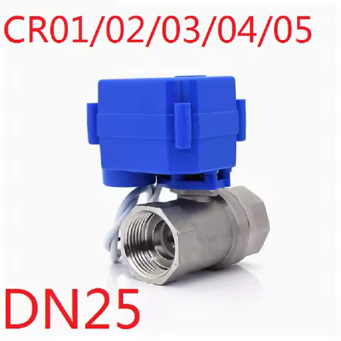 304 Stainless Steel DN25 CWX-15Q/N 1" Motorized Ball Valve Electrical 1 inch Water Gas 5V 12V DC 24V