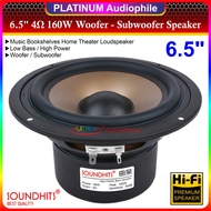 Speaker 6.5 Inch Subwoofer Woofer Bass 4 ohm 160 Watt 6.5 Hifi Premium