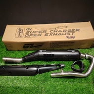 SUPER CHARGER OPEN EXHAUST GL RACING LC135/Y15ZR/RS150/RSX