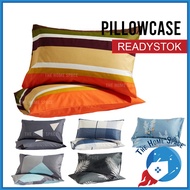 100% Premium Cotton Multiple Pattern Bedsheet Pillow Case Sarung Bantal Tidur Sarung Bantal Kepala P