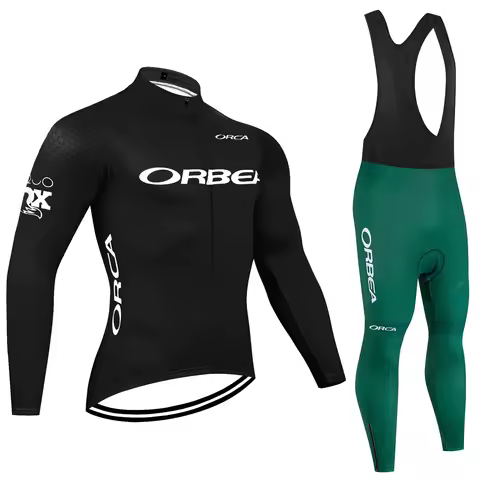 New Winter Cycling Jersey 2025 ORBEA ORCA Bike Maillot Pants Suit Men 20D Ropa Ciclismo Pro Bicycl J