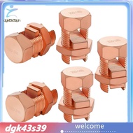 [Pretty] TJ-35 Split Bolt Wire Connectors, 5 PCS Copper Alloy, Corrosion-Resistant for 4 AWG to 8 AW