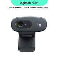 Logitech C270 HD Webcam with noise-reducing mics for video calls