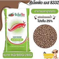 อาหารปลาดุกซีเล็คฟีด เอส 8333ดุกใหญ่-8332ดุกกลาง-8331ดุกเล็ก(แบ่งขาย 500G / 1KG)