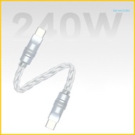 BTM Type C Braided Cable Eight Cored Silver Plated Copper Fast Charging Data Line