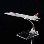 British Airways Concorde 16CM model airplane kits child Birthday gift plane models toys