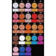 Beaute4u New Professional Glitter Eyes Single Eyeshadow Pressed Powder.