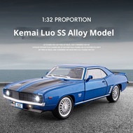 DL 1:32 Camaro SS alloy car model Rebound Sound and light Effect Transformer Bumblebee prototype car