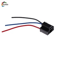 [chulisia] Universal Car H4 Headlight Female Socket 3 Wire Wiring Harness Connector