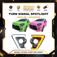 PERODUA AIXA SE ACCESSORIES SPOTLIGHT FOGLAMP SET AIXA CAR ACCESSORIES 2 in 1 TURN SIGNAL FOGLIGHTS