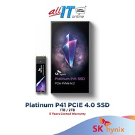 SK Hynix Platinum P41 PCIe 4.0 NVMe Gaming SSD Gen4 M.2 2280 Internal Solid State Drive SSD Up to 7,