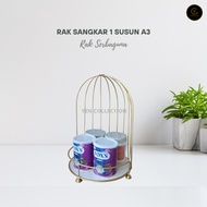 Yen Parcel Rack 1 Tier Cage Rack A3 1 Tier Rack Multipurpose Rack