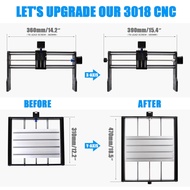 CNC 3018 Pro Upgrade Kit Extension Kit for 3018 to 3040 Compatible for 3018 Pro CNC Engraving Millin