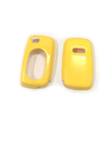 Gloss Yellow Color Flip Key Remote Key Protection Case For Audi A3 8L A4 B5 B6 TT MK1 A6 C5