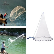SONONIA Saltwater Fishing Net, Hand Throw Fishing Cast Net Saltwater Fishing Mesh Net