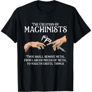 The Creation Of Machinists - Machine Operator Cnc Programmer Gift T-Shirt