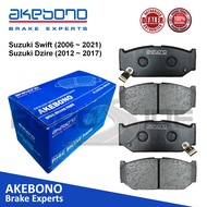 Akebono Front Brake Pads for Suzuki Swift (2006 - 2021) and Suzuki Dzire (2012 - 2017)