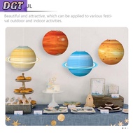 DGT 【COD&READY STOCK】Chandelier Ornament Planets Paper Lanterns Child 8 Pcs,