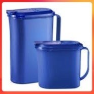 Tupperware 1.9L &amp; 1.1L Handy Beverage Drinking Set Duo Pitcher Coffee Mug 250ml Cawan Jug Kecil Small Royal Blue Gift